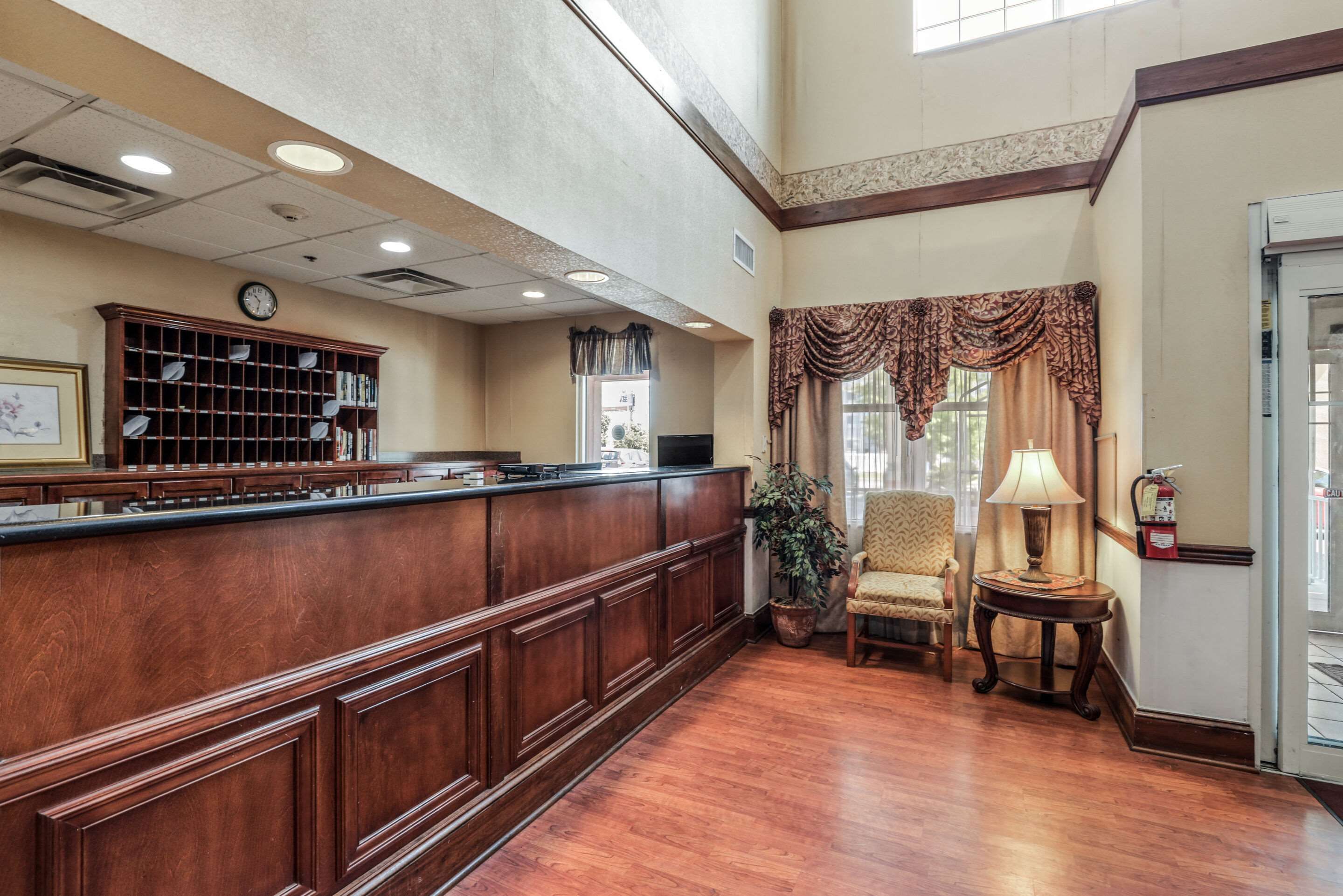 Front desk
