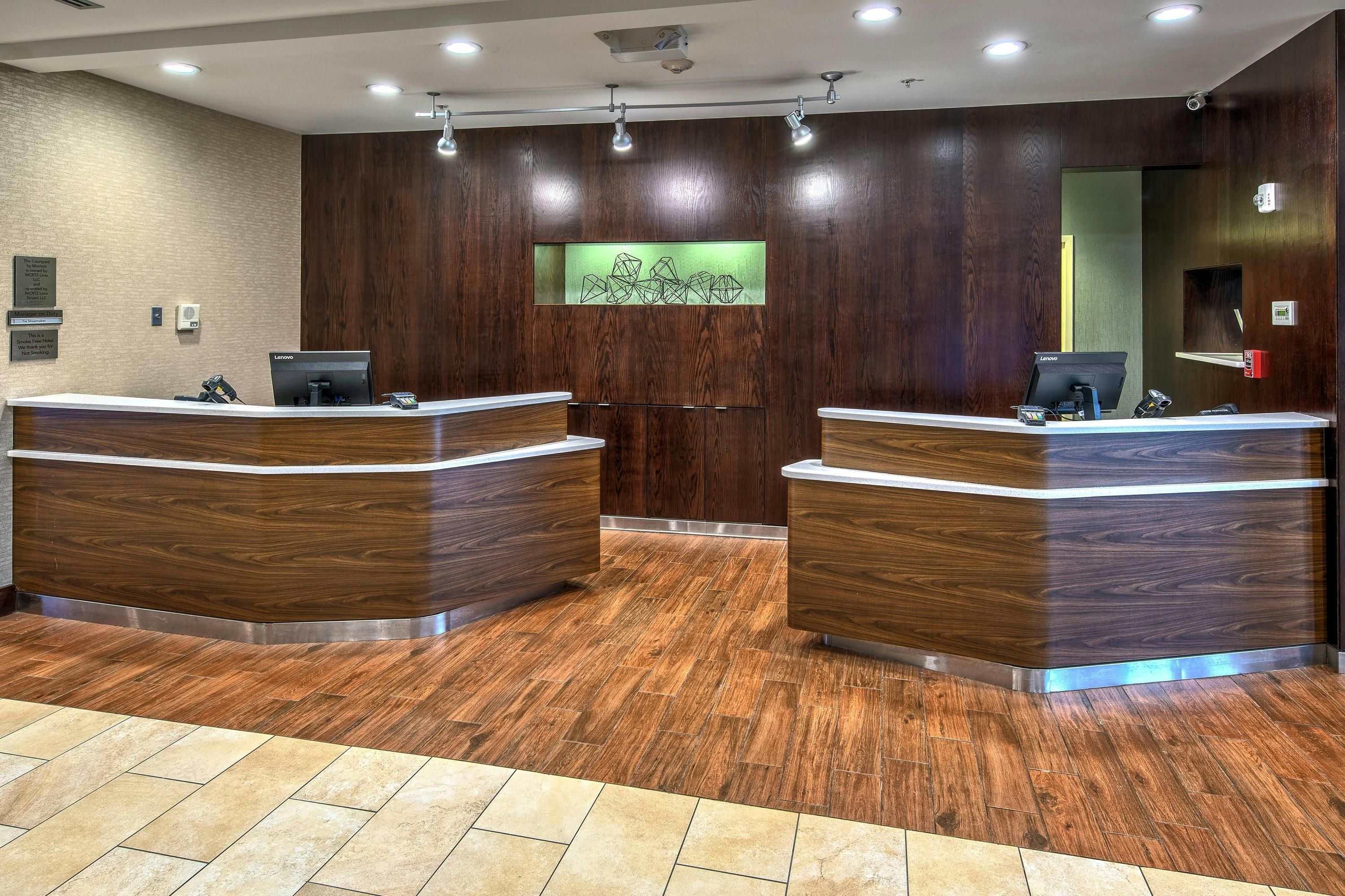 Front desk