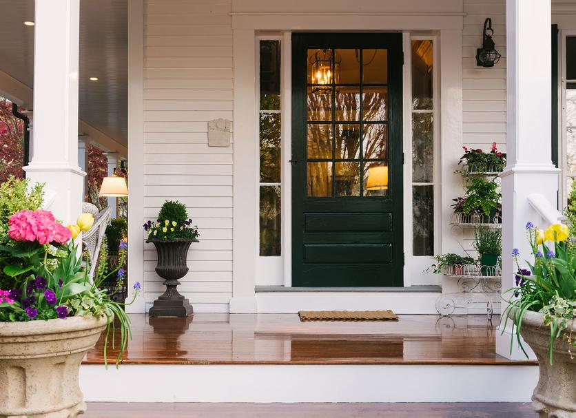 Hotel entrance Photo